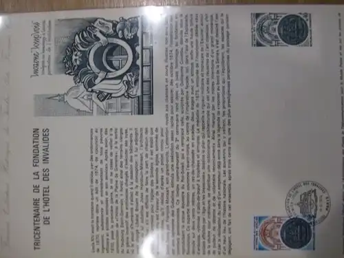 Document Philatelique Officiel - Amtliches Ersttagsblatt ETB der POST:Hotel des Invalides