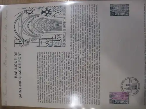 Document Philatelique Officiel - Amtliches Ersttagsblatt ETB der POST:Basilika  St. Nicolas-de-Port5