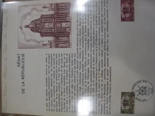 Document Philatelique Officiel - Amtliches Ersttagsblatt ETB der POST:100 Jahre Senat