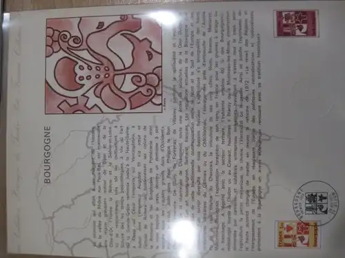 Document Philatelique Officiel - Amtliches Ersttagsblatt ETB der POST:Regionen von Frankreich: Bourgogne