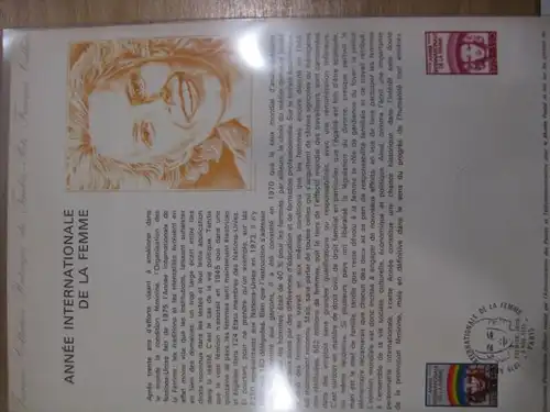 Document Philatelique Officiel - Amtliches Ersttagsblatt ETB der POST:Jahr der Frau