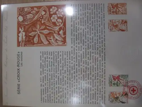 Document Philatelique Officiel - Amtliches Ersttagsblatt ETB der POST:Rotes Kreuz