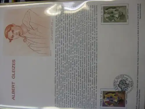 Document Philatelique Officiel - Amtliches Ersttagsblatt ETB der POST:Albert Gleizes