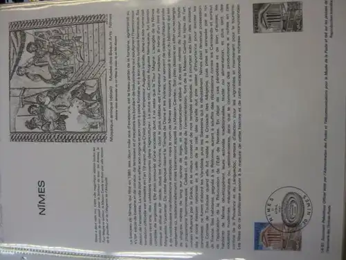Document Philatelique Officiel - Amtliches Ersttagsblatt ETB der POST:Nimes