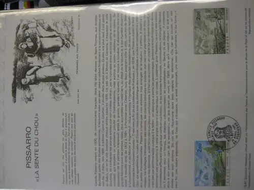 Document Philatelique Officiel - Amtliches Ersttagsblatt ETB der POST:Pissarro