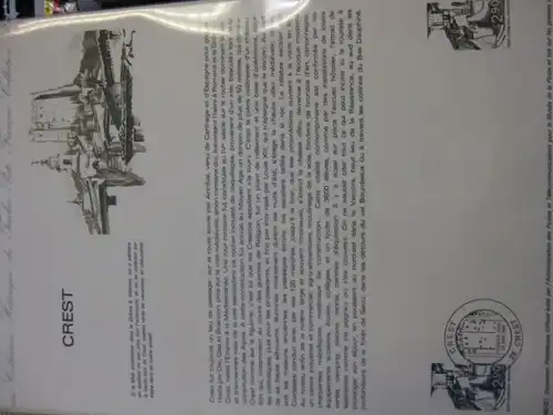 Document Philatelique Officiel - Amtliches Ersttagsblatt ETB der POST:Crest