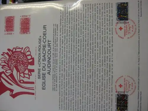 Document Philatelique Officiel - Amtliches Ersttagsblatt ETB der POST:Rotes Kreuz