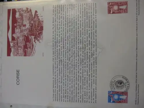Document Philatelique Officiel - Amtliches Ersttagsblatt ETB der POST:Korsika