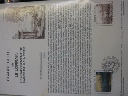 Document Philatelique Officiel - Amtliches Ersttagsblatt ETB der POST:Lorrain