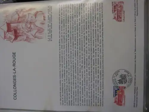 Document Philatelique Officiel - Amtliches Ersttagsblatt ETB der POST:Collonges-la-Rouge