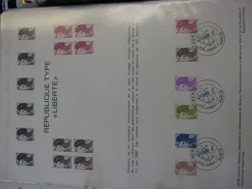 Document Philatelique Officiel - Amtliches Ersttagsblatt ETB der POST:Ergänzungswerte Liberte