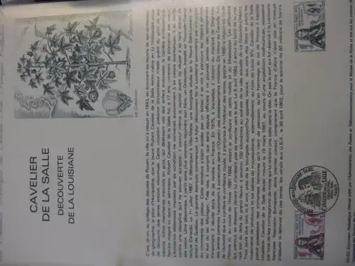 Document Philatelique Officiel - Amtliches Ersttagsblatt ETB der POST:Cavelier de la Salle