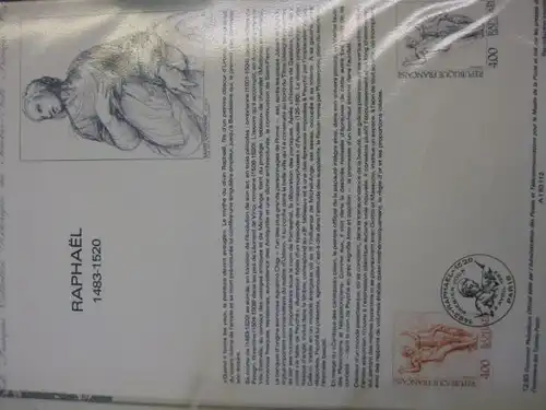 Document Philatelique Officiel - Amtliches Ersttagsblatt ETB der POST:Raphael