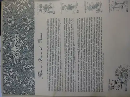 Document Philatelique Officiel - Amtliches Ersttagsblatt ETB der POST:Blumen