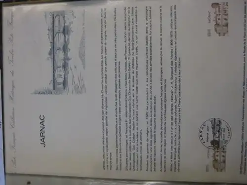 Document Philatelique Officiel - Amtliches Ersttagsblatt ETB der POST:Jarnac