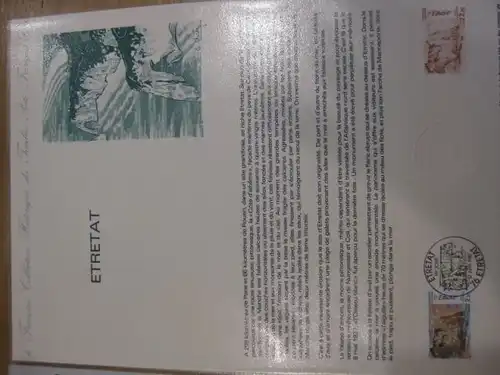 Document Philatelique Officiel - Amtliches Ersttagsblatt ETB der POST: Etretat