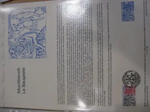 Document Philatelique Officiel - Amtliches Ersttagsblatt ETB der POST:Kloster Montbenoit