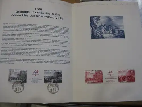 Document Philatelique Officiel - Amtliches Ersttagsblatt ETB der POST:Französische Revolution