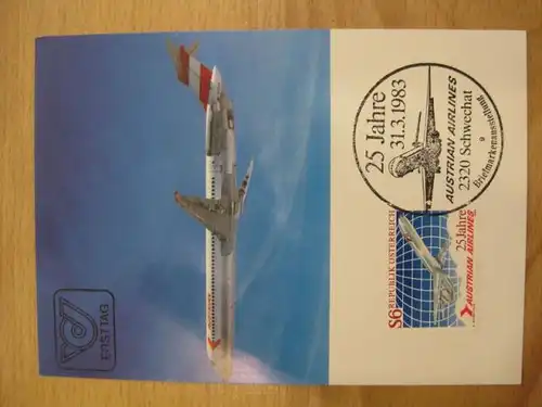 Maximumkarte MK Austrian Airlines