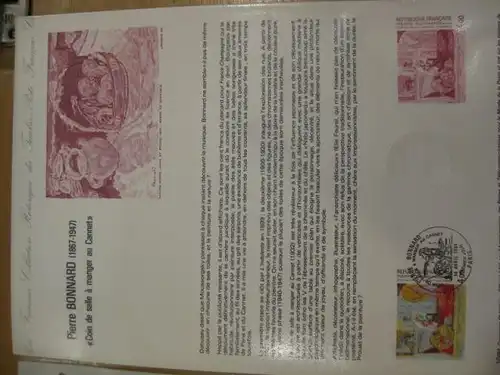 Document Philatelique Officiel - Amtliches Ersttagsblatt ETB der POST:Bonnard