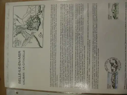 Document Philatelique Officiel - Amtliches Ersttagsblatt ETB der POST:Tourismus: Vauban
