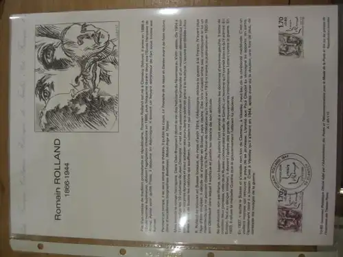 Document Philatelique Officiel - Amtliches Ersttagsblatt ETB der POST:Berühmte Persönlichkeiten