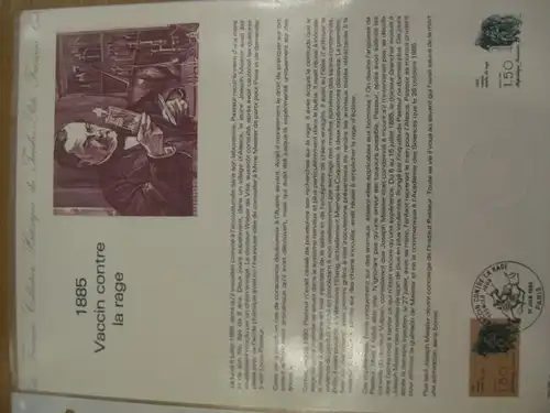 Document Philatelique Officiel - Amtliches Ersttagsblatt ETB der POST:Tollwutimpfung