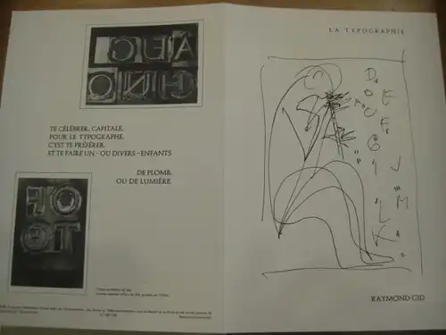 Document Philatelique Officiel - Amtliches Ersttagsblatt ETB der POST:Buchdruckerkunst / Raymond Gid