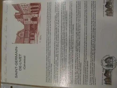 Document Philatelique Officiel - Amtliches Ersttagsblatt ETB der POST:St.- Germain-De-Livet