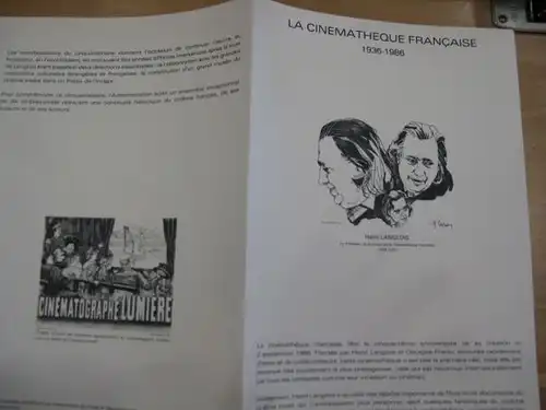 Document Philatelique Officiel - Amtliches Ersttagsblatt ETB der POST:50 Jahre Filmarchiv