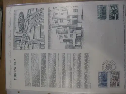 Document Philatelique Officiel - Amtliches Ersttagsblatt ETB der POST: EUROPA 1987