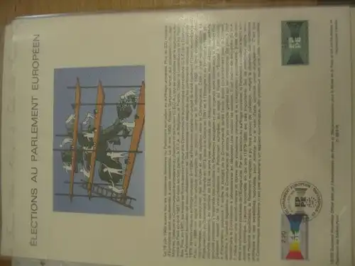 Document Philatelique Officiel - Amtliches Ersttagsblatt ETB der POST:EUROPAWAHLEN