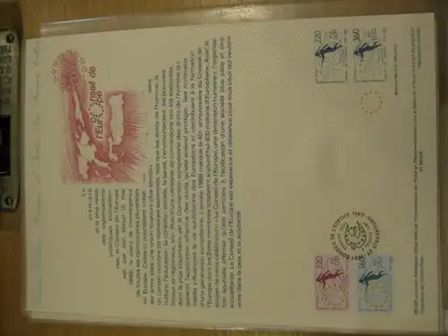 Document Philatelique Officiel - Amtliches Ersttagsblatt ETB der POST:Conseil de l`EUROPE
