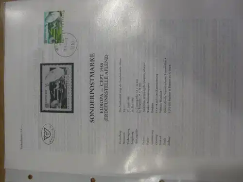 Amtliches Ersttagsblatt ETB der POST Österreich:EUROPA-CEPT 1988