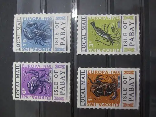 EUROPA-UNION-Mitläufer, CEPT-Mitläufer, Englische Insel-Lokalpost-Marken: Isle of PABAY 1965