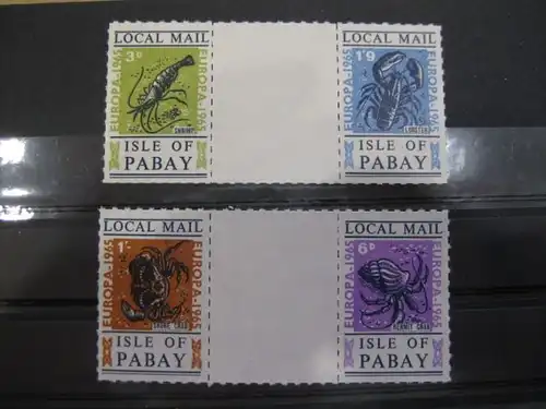 EUROPA-UNION-Mitläufer, CEPT-Mitläufer, Englische Insel-Lokalpost-Marken: Isle of PABAY 1965