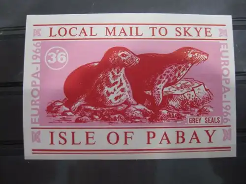 EUROPA-UNION-Mitläufer, CEPT-Mitläufer, Englische Insel-Lokalpost-Marken: Isle of PABAY 1966