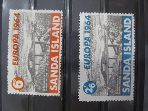 EUROPA-UNION-Mitläufer, CEPT-Mitläufer, Englische Insel-Lokalpost-Marken: Isle of SANDA, Sanda Island 1964