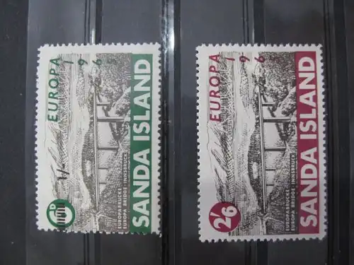 EUROPA-UNION-Mitläufer, CEPT-Mitläufer, Englische Insel-Lokalpost-Marken: Isle of SANDA, Sanda Island 1965