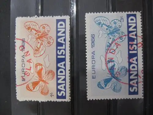 EUROPA-UNION-Mitläufer, CEPT-Mitläufer, Englische Insel-Lokalpost-Marken: Isle of SANDA, Sanda Island 1966