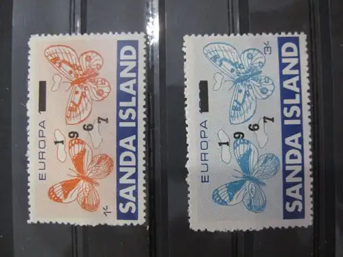 EUROPA-UNION-Mitläufer, CEPT-Mitläufer, Englische Insel-Lokalpost-Marken: Isle of SANDA, Sanda Island 1967