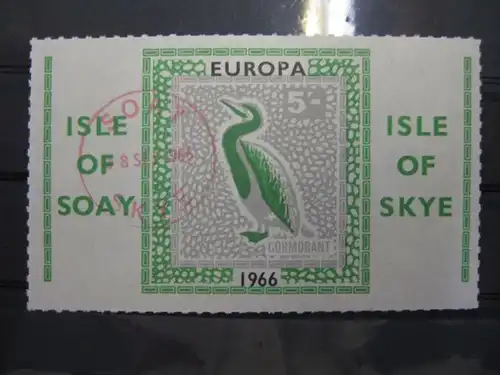 EUROPA-UNION-Mitläufer, CEPT-Mitläufer, Englische Insel-Lokalpost-Marken:Isle of SOAY / Isle of SKYE 1966