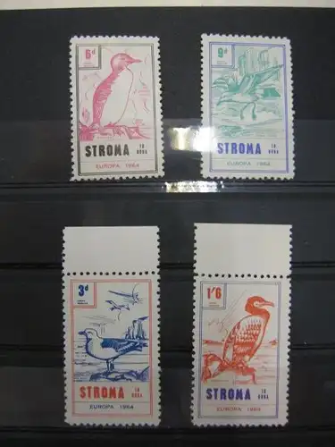 EUROPA-UNION-Mitläufer, CEPT-Mitläufer, Englische Insel-Lokalpost-Marken:Isle of STROMA 1964