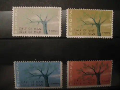 EUROPA-UNION-Mitläufer, CEPT-Mitläufer, Englische Insel-Lokalpost-Marken: Calf of Man / Isle of Man 1962