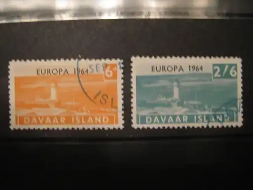 EUROPA-UNION-Mitläufer, CEPT-Mitläufer, Englische Insel-Lokalpost-Marken: DAVAAR ISLAND 1964