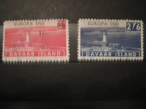 EUROPA-UNION-Mitläufer, CEPT-Mitläufer, Englische Insel-Lokalpost-Marken: DAVAAR ISLAND 1965