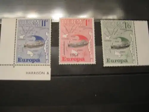 EUROPA-UNION-Mitläufer, CEPT-Mitläufer, Englische Insel-Lokalpost-Marken: Herm Island 1964