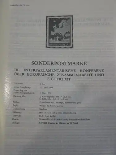 Amtliches Erläuterungsblatt ETB der POST Österreich:KSZE 1978