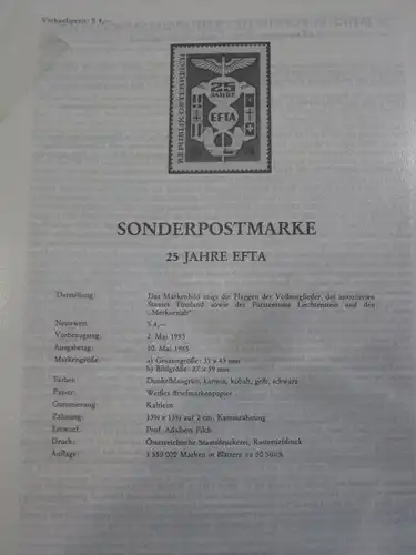 Amtliches Erläuterungsblatt ETB der POST Österreich: EFTA