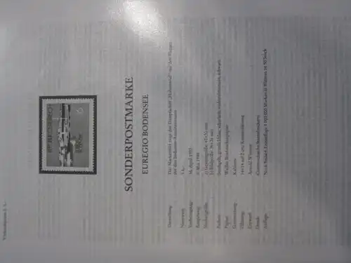 Amtliches Erläuterungsblatt ETB der POST Österreich:EUREGIO Bodensee